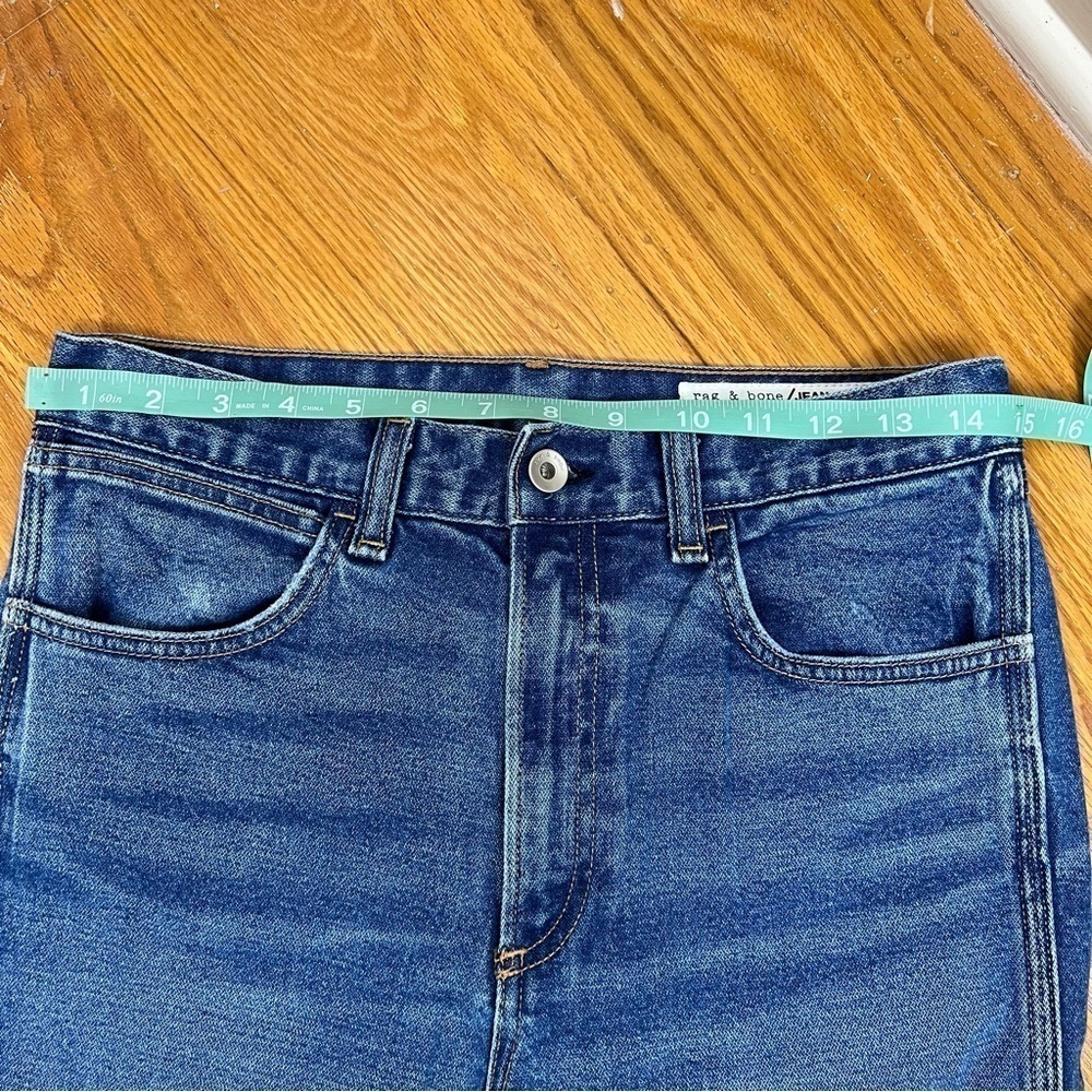 Rag & Bone Lou Skinny Denim Jeans in Blue Hill Medium Wash Size 28 - Picture 7 of 14